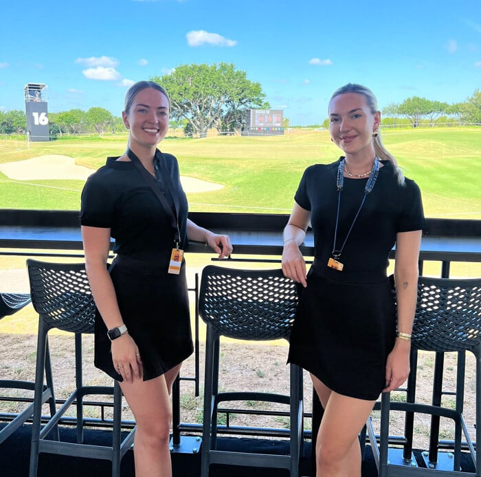 otw team at a golf tournament